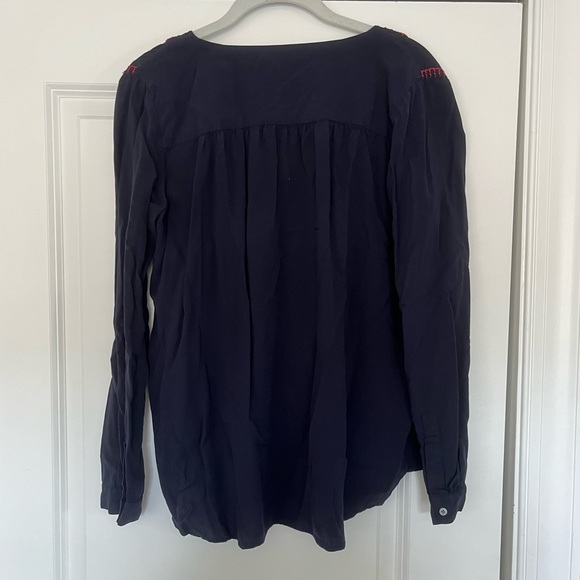 LOFT | Navy Blouse - Picture 3 of 3